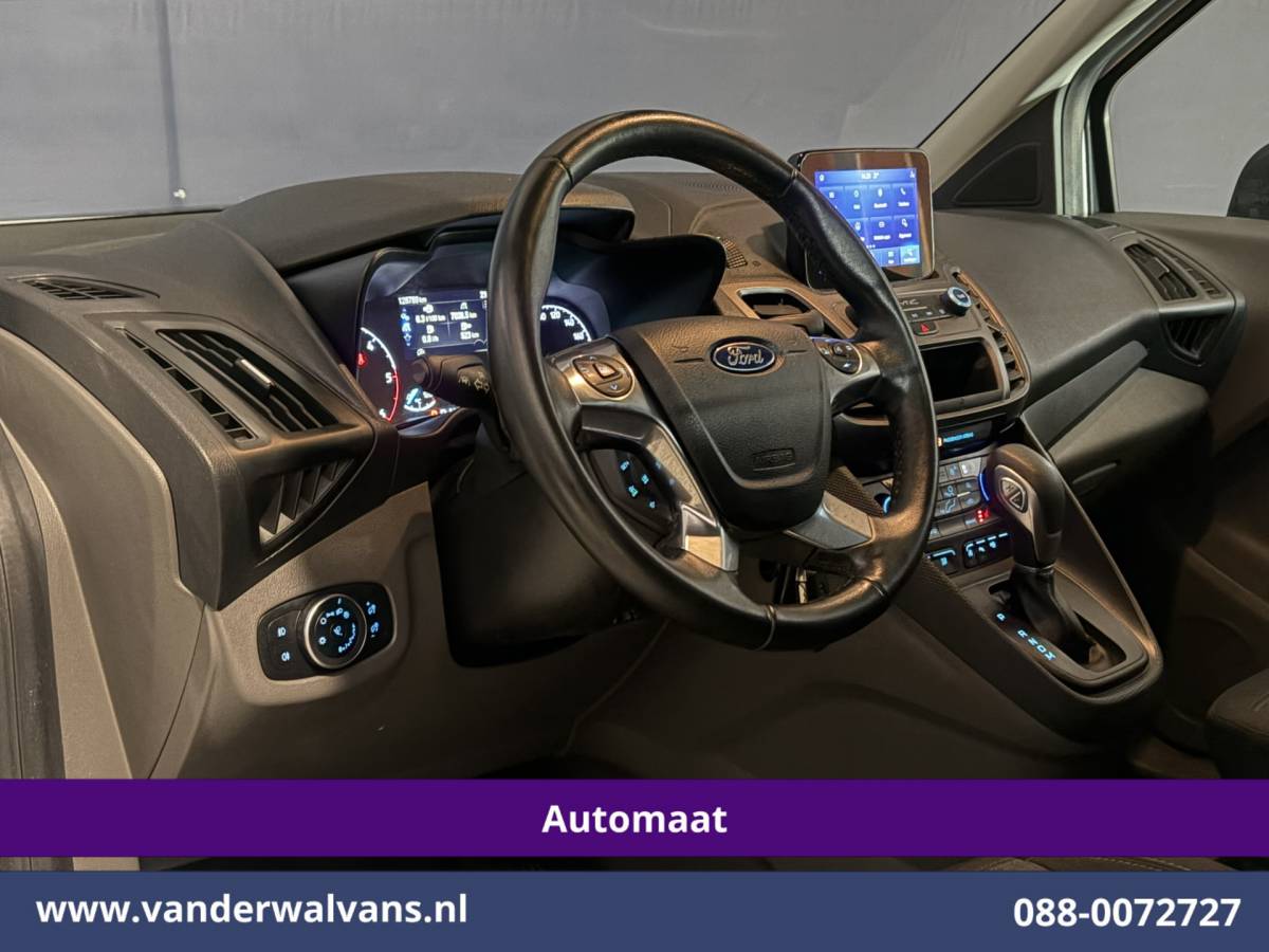 Ford Transit Connect Ford Transit Connect 1.5 EcoBlue 120pk Automaat L2H1 Inrichting Euro6 Airco | Navigatie | Camera | LM velgen | Apple Carplay Android Auto, Cruisecontrol, Trekhaak, Verwarmde voorruit, Stoelverwarming, Parkeersensoren