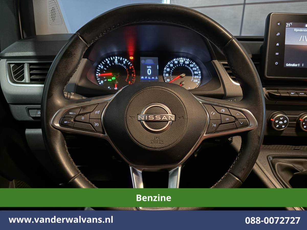 Nissan Townstar Nissan Townstar 1.3 TCe 131pk Benzine L1H1 Euro6 Airco | Camera | LED | Apple Carplay | Cruisecontrol Android Auto, Parkeersensoren, Elektrische inklapbare spiegels, 1500kg trekvermogen