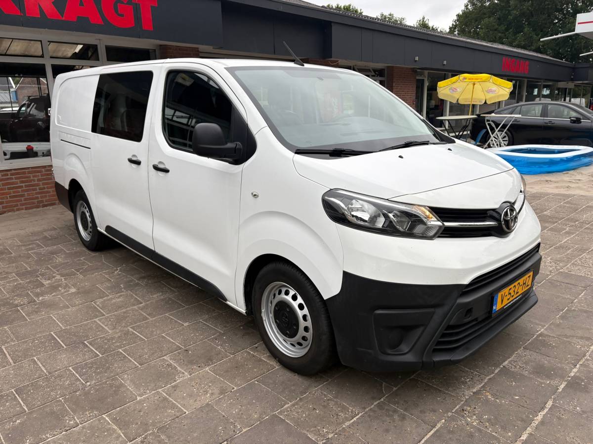Toyota ProAce Toyota PROACE Worker 1.6 D-4D Cool Comfort Long DC|EURO6|Dubbelcabine|airco|cruise|bluetooth|trekhaak|parkeersensoren achter