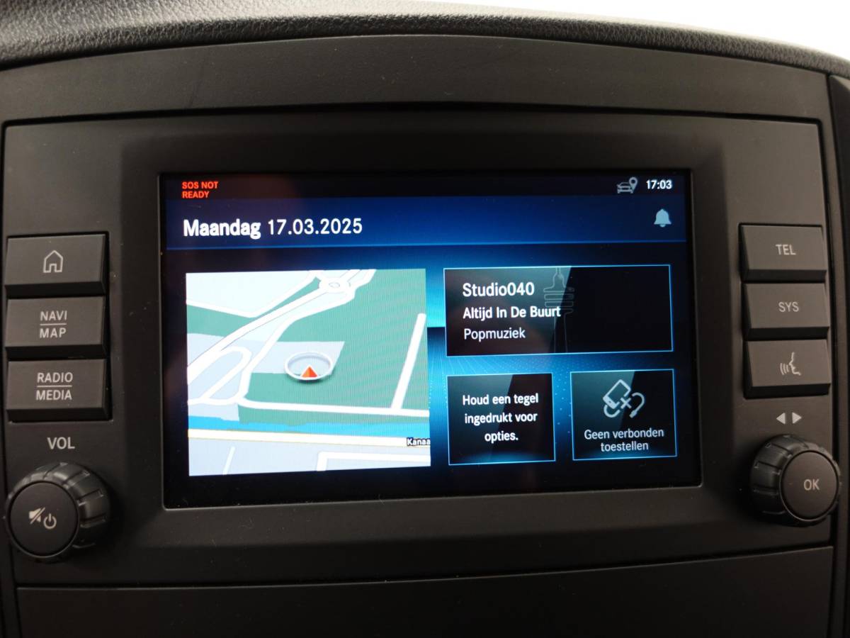 Mercedes-Benz eVito Mercedes-Benz eVito Lang 66 kWh Automaat Airco Cruise Leder Camera Navigatie