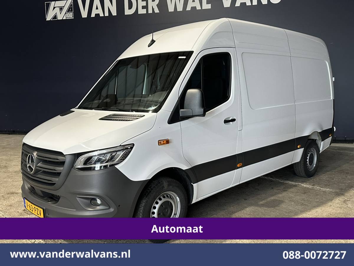 Mercedes-Benz Sprinter Mercedes-Benz Sprinter 317 CDI 170pk 9G-Tronic Automaat L2H2 Facelift Euro6 Airco | Camera | XXL Navigatie | Adaptieve Cruisecontrol | LED Chauffeursstoel, Parkeersensoren, Stoelverwarming, Bijrijdersbank