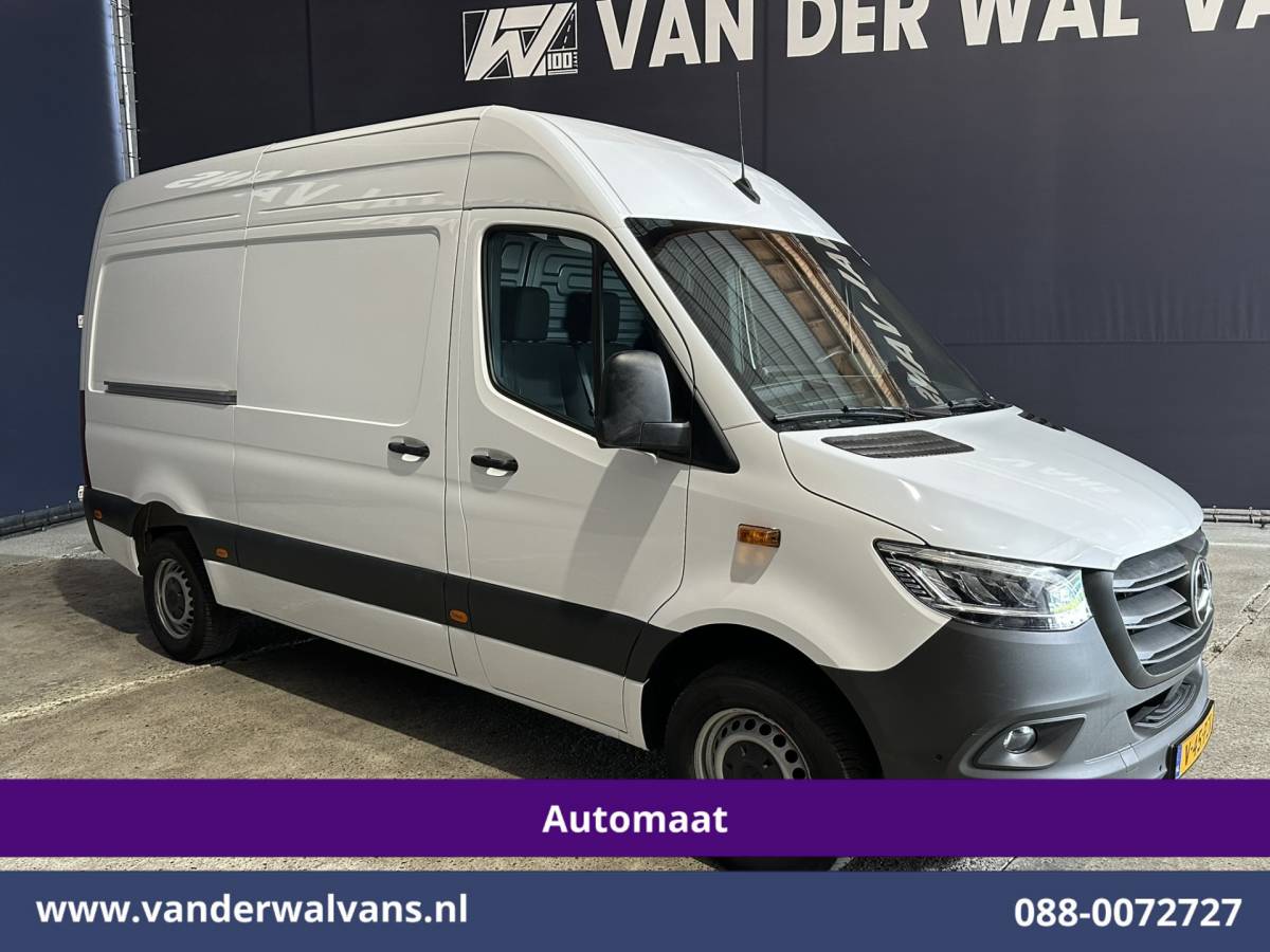 Mercedes-Benz Sprinter Mercedes-Benz Sprinter 317 CDI 170pk 9G-Tronic Automaat L2H2 2025 model Euro6 Airco | Camera | Navigatie | Adaptieve Cruisecontrol | LED Chauffeursstoel, Stoelverwarming, Parkeersensoren, Bjrijdersbank