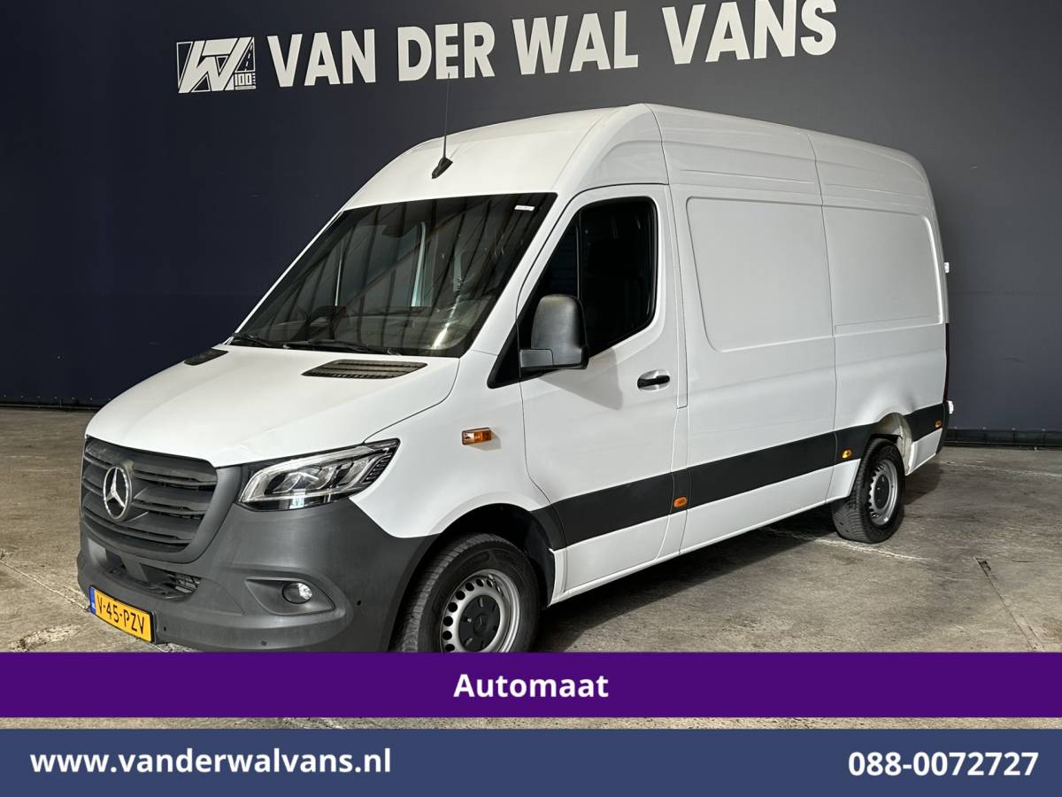 Mercedes-Benz Sprinter Mercedes-Benz Sprinter 317 CDI 170pk 9G-Tronic Automaat L2H2 2025 model Euro6 Airco | Camera | Navigatie | Adaptieve Cruisecontrol | LED Chauffeursstoel, Stoelverwarming, Parkeersensoren, Bjrijdersbank