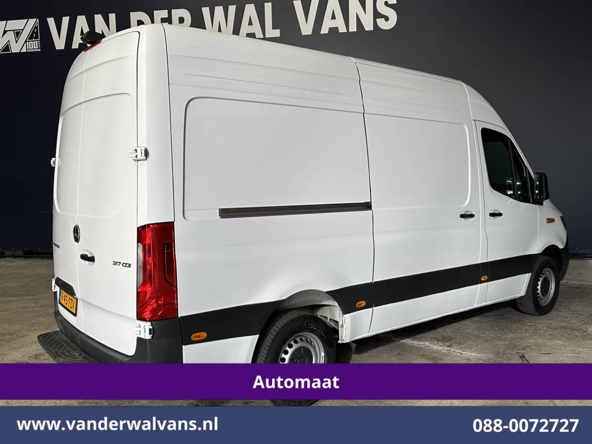 Mercedes-Benz Sprinter Mercedes-Benz Sprinter 317 CDI 170pk 9G-Tronic Automaat L2H2 2025 model Euro6 Airco | Camera | Navigatie | Adaptieve Cruisecontrol | LED Chauffeursstoel, Stoelverwarming, Parkeersensoren, Bjrijdersbank
