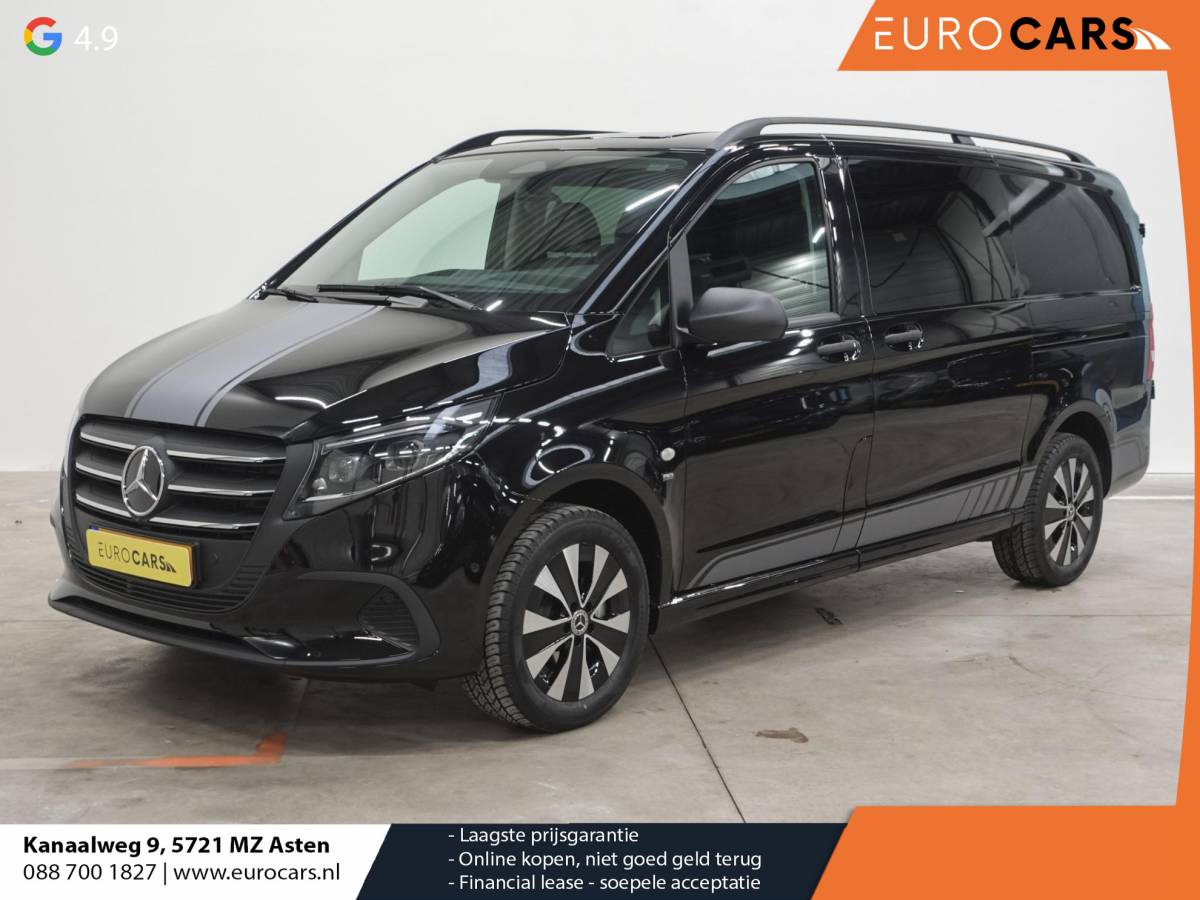 Mercedes-Benz Vito Mercedes-Benz Vito 114 CDI L2 Select Dubbele Cabine Trekhaak Navigatie Apple Carplay/Android Auto Camera Parkeersensoren Cruise Control Climate control Leder Lichtmetalen velgen Getinte ramen