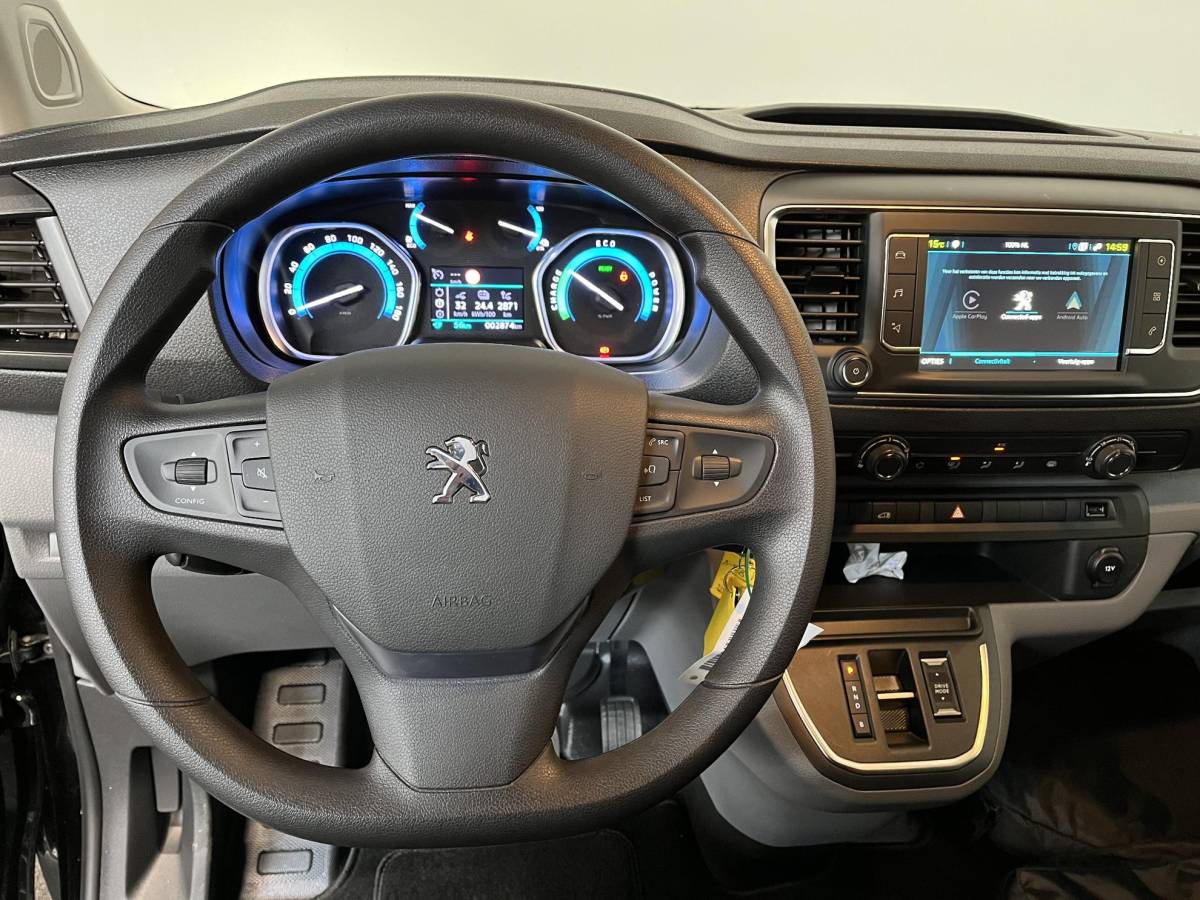Peugeot e-Expert Peugeot e-Expert Long Premium 75 kWh 3-zits Automaat Airco Navigatie