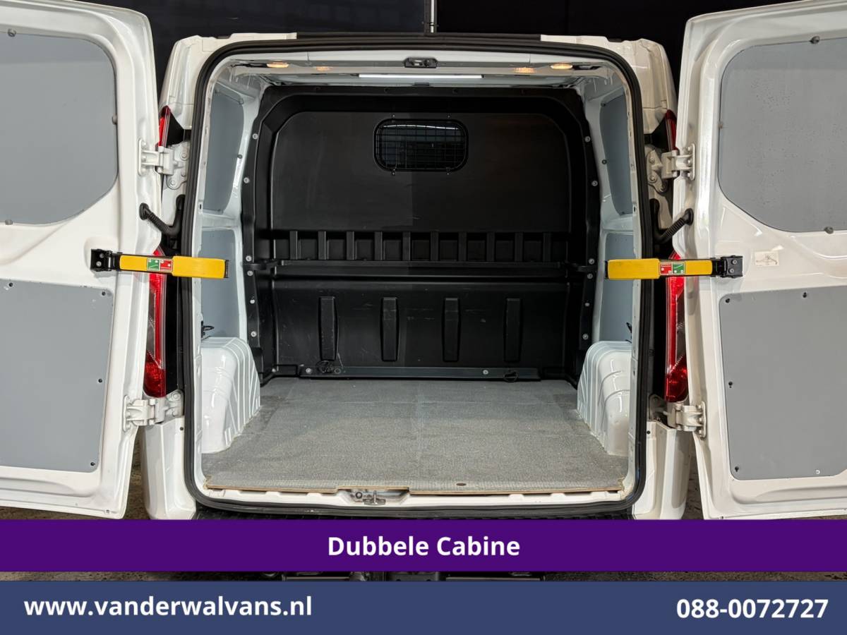 Ford Transit Custom Ford Transit Custom 2.0 TDCI 130pk L2H1 Dubbele Cabine Euro6 Airco | 6-Zits | Apple Carplay | LED | Cruisecontrol 2800kg trekhaak, Stoelverwarming, Verwarmde voorruit, Parkeersensoren