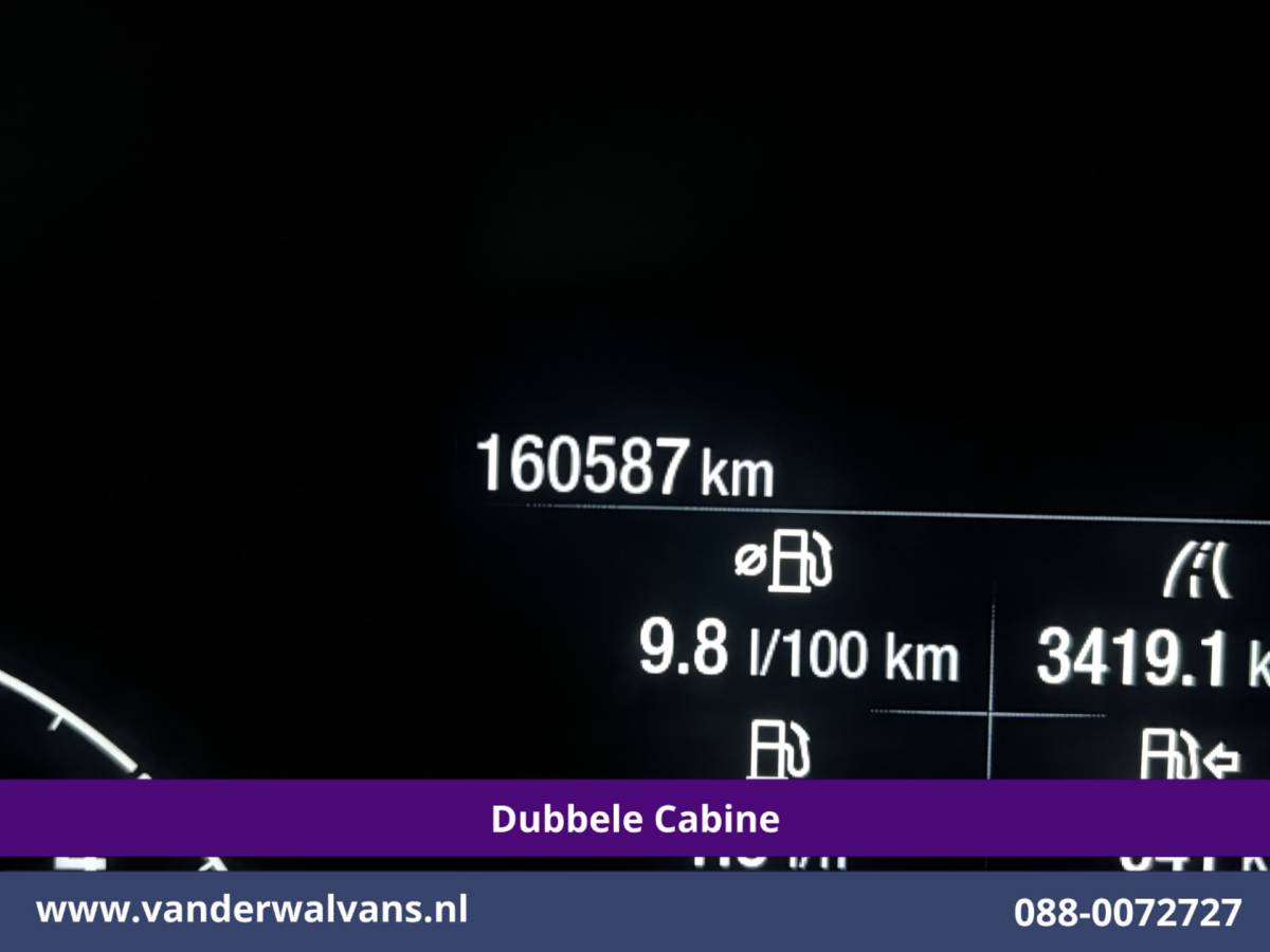 Ford Transit Custom Ford Transit Custom 2.0 TDCI 130pk L2H1 Dubbele Cabine Euro6 Airco | 6-Zits | Apple Carplay | LED | Cruisecontrol 2800kg trekhaak, Stoelverwarming, Verwarmde voorruit, Parkeersensoren