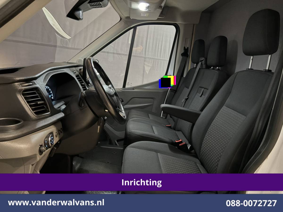 Ford Transit Ford Transit 2.0 TDCI 130pk L2H2 Inrichting Euro6 Airco | Omvormer | Imperiaal | Camera | Apple Carplay Android Auto, LED, Cruisecontrol, Trekhaak, Verwarmde voorruit, Parkeersensoren, Bijrijdersbank