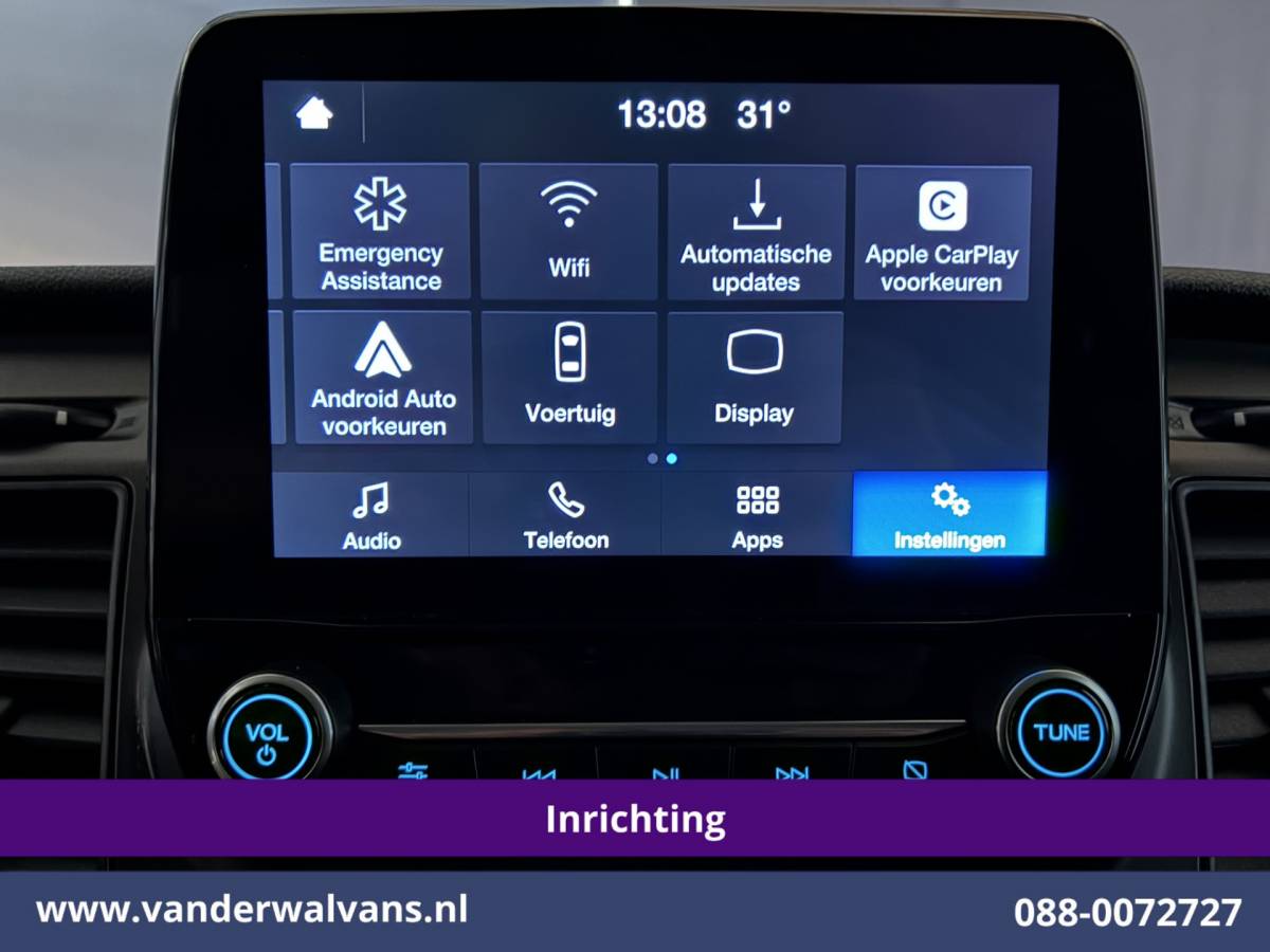 Ford Transit Ford Transit 2.0 TDCI 130pk L2H2 Inrichting Euro6 Airco | Omvormer | Imperiaal | Camera | Apple Carplay Android Auto, LED, Cruisecontrol, Trekhaak, Verwarmde voorruit, Parkeersensoren, Bijrijdersbank