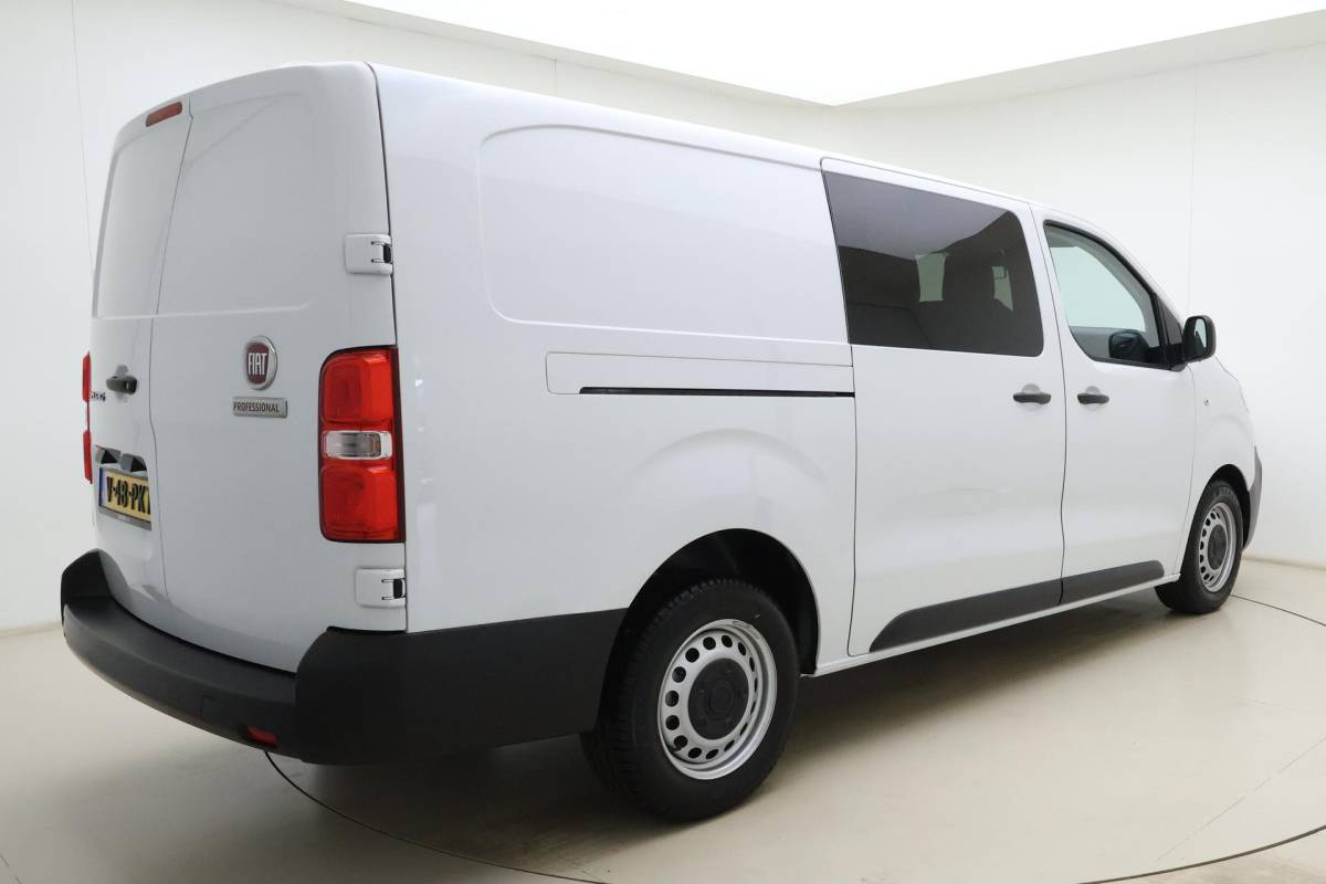 Fiat Scudo Fiat Scudo 2.0 Diesel 180pk Automaat L3H1 DC Business Pro | Airco | Apple Carplay/Android Auto | Cruise control | DAB | Parkeersensoren | 0 KM! | Uniek!