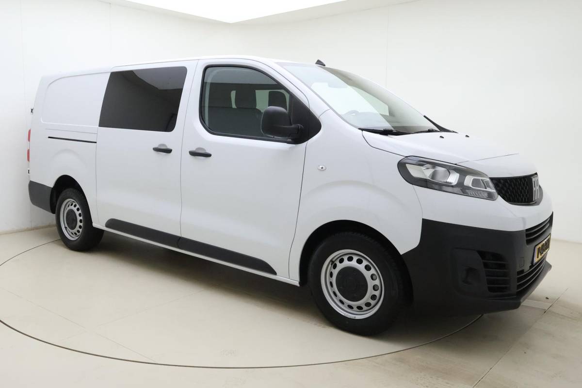 Fiat Scudo Fiat Scudo 2.0 Diesel 180pk Automaat L3H1 DC Business Pro | Airco | Apple Carplay/Android Auto | Cruise control | DAB | Parkeersensoren | 0 KM! | Uniek!