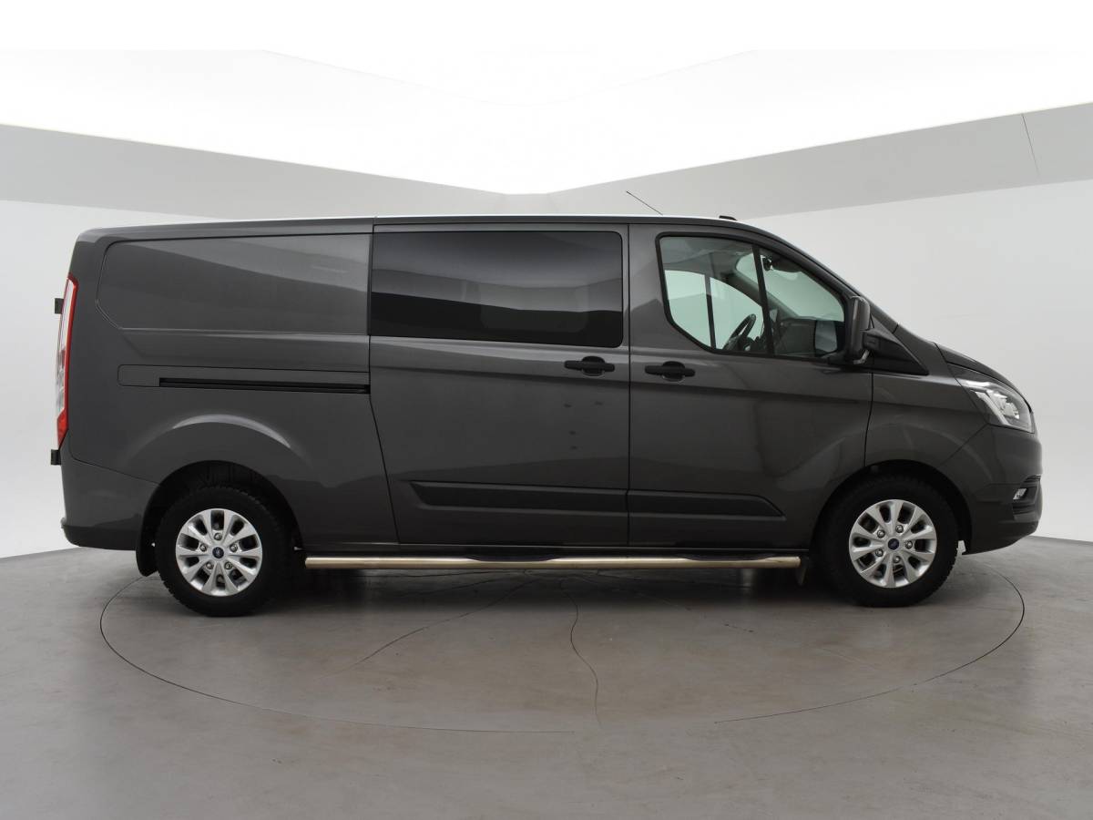 Ford Transit Custom Ford Transit Custom 340 2.0 TDCI L2H1 170 PK DUBBEL CAB AUT. + CARPLAY | TREKHAAK | CAMERA | STOELVERW.