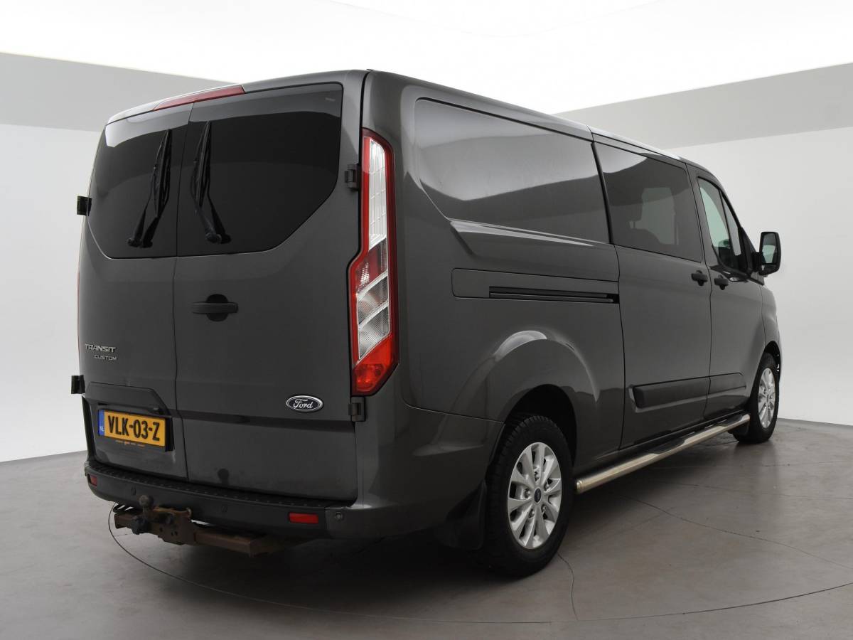 Ford Transit Custom Ford Transit Custom 340 2.0 TDCI L2H1 170 PK DUBBEL CAB AUT. + CARPLAY | TREKHAAK | CAMERA | STOELVERW.
