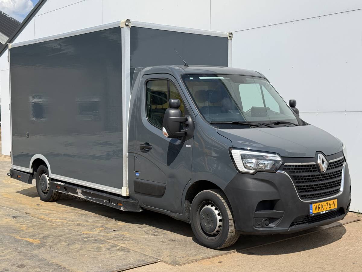 Renault Master Renault Master Plancher T35 2.3 DCI 150PK Lowliner Bakwagen Airco Cruise Control Camera Foodtruck Meubelbak Paardenwagen
