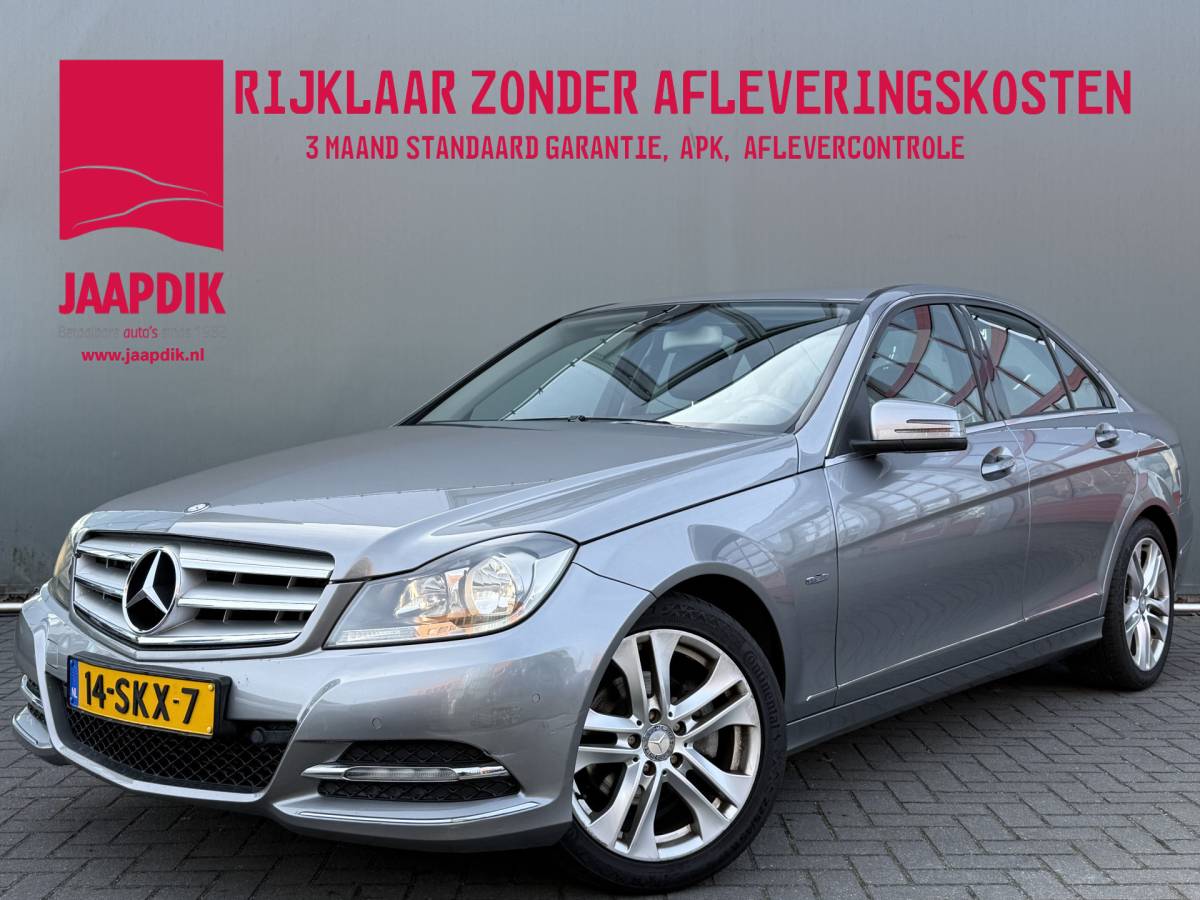 Mercedes-Benz C-Klasse Mercedes-Benz C-klasse BWJ 2011 180 Business Class 157 PK  Avantgarde AUTOMAAT | TREKHAAK | HALF LEDER | NAVI | CLIMA | CRUISE | LMV | PDC
