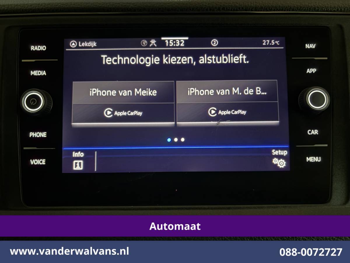 Volkswagen Crafter Volkswagen Crafter 2.0 TDI 141pk Automaat L3H3 L2H2 Euro6 Airco | Camera | Apple Carplay | 3000kg Trekhaak | Cruisecontrol Sidebars, Bijrijdersbank