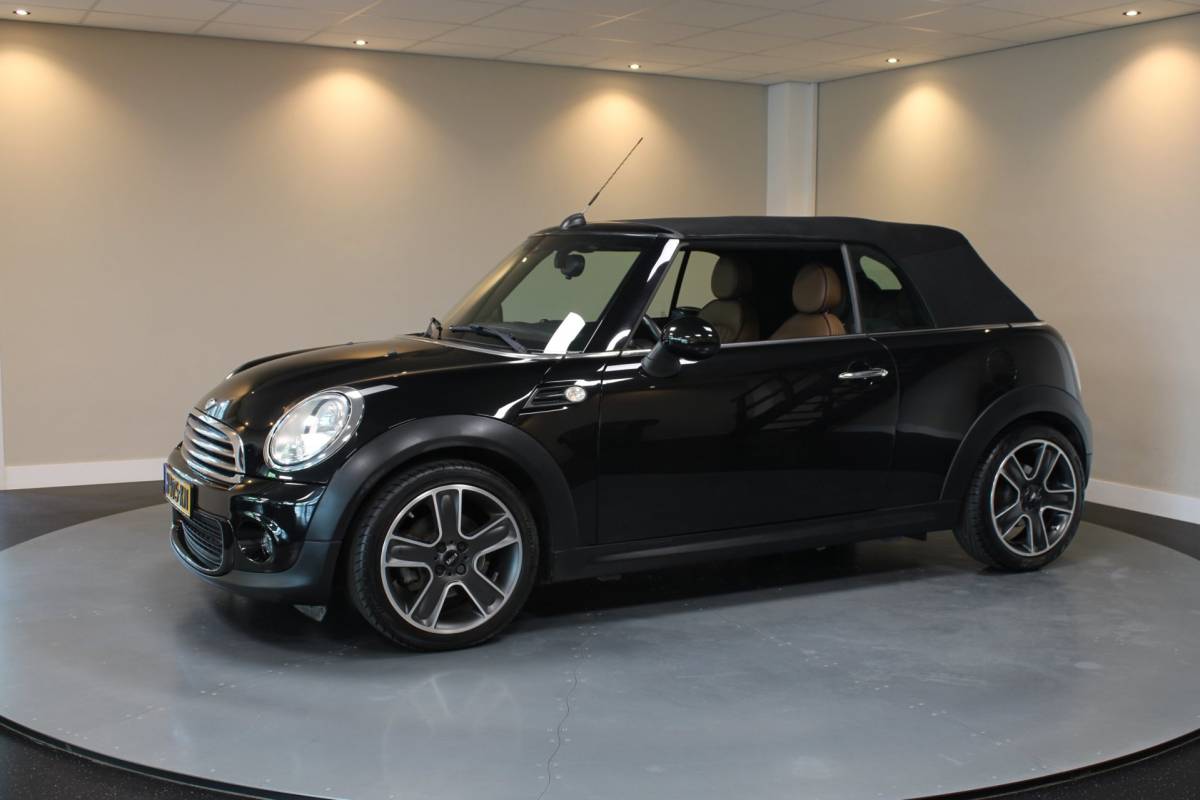 MINI Cooper Cabrio Mini Cabrio 1.6 Cooper *Prachtig interieur!* Leer|Stoelverw.|Navi|Cruise|Climate|PDC|Sfeerverlichting