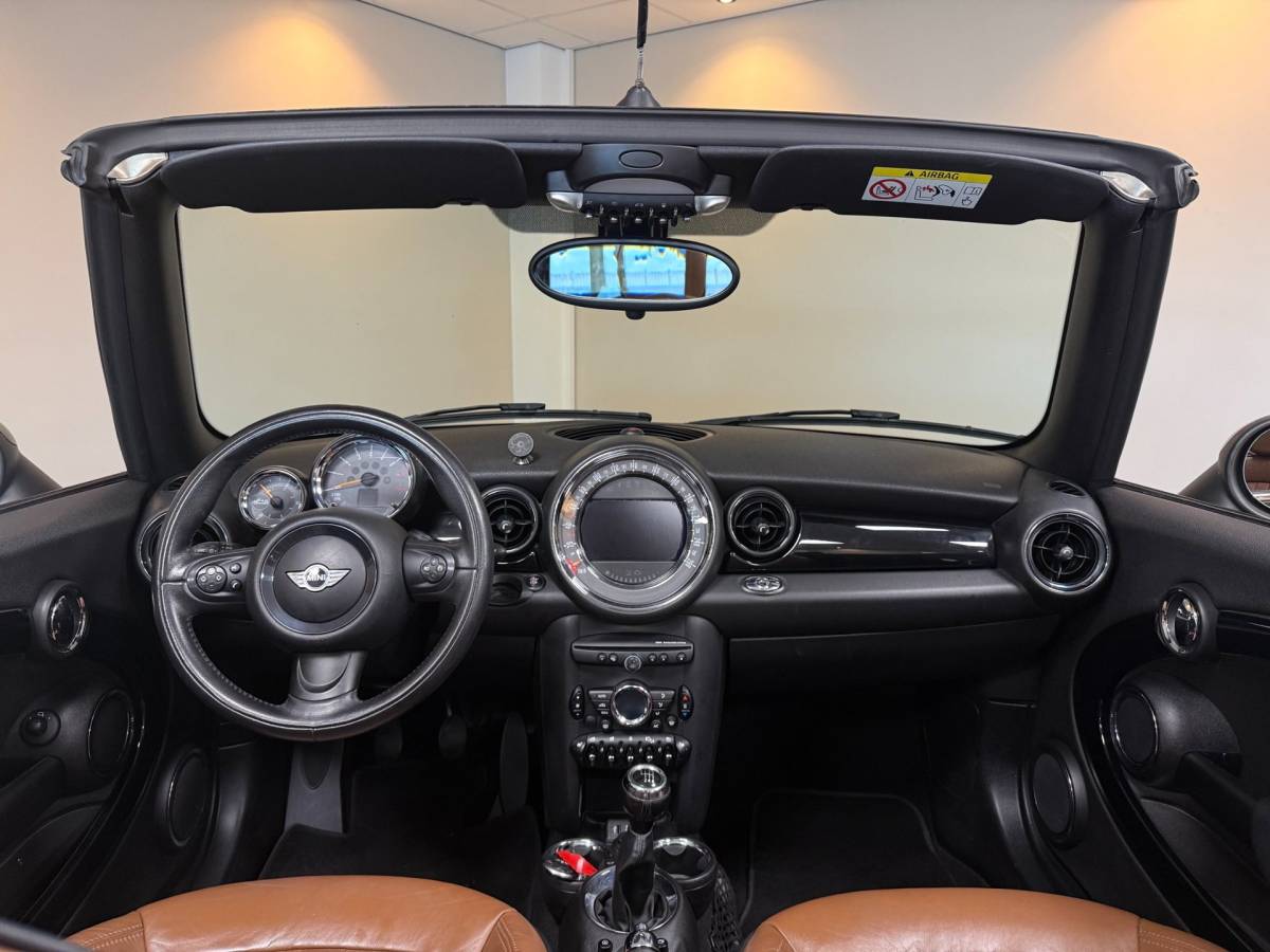 MINI Cooper Cabrio Mini Cabrio 1.6 Cooper *Prachtig interieur!* Leer|Stoelverw.|Navi|Cruise|Climate|PDC|Sfeerverlichting
