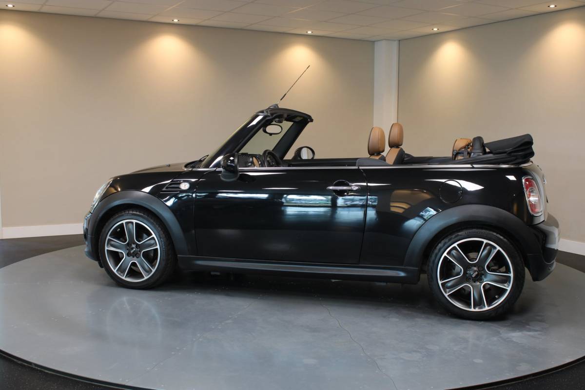MINI Cooper Cabrio Mini Cabrio 1.6 Cooper *Prachtig interieur!* Leer|Stoelverw.|Navi|Cruise|Climate|PDC|Sfeerverlichting