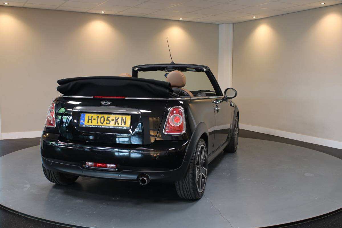 MINI Cooper Cabrio Mini Cabrio 1.6 Cooper *Prachtig interieur!* Leer|Stoelverw.|Navi|Cruise|Climate|PDC|Sfeerverlichting