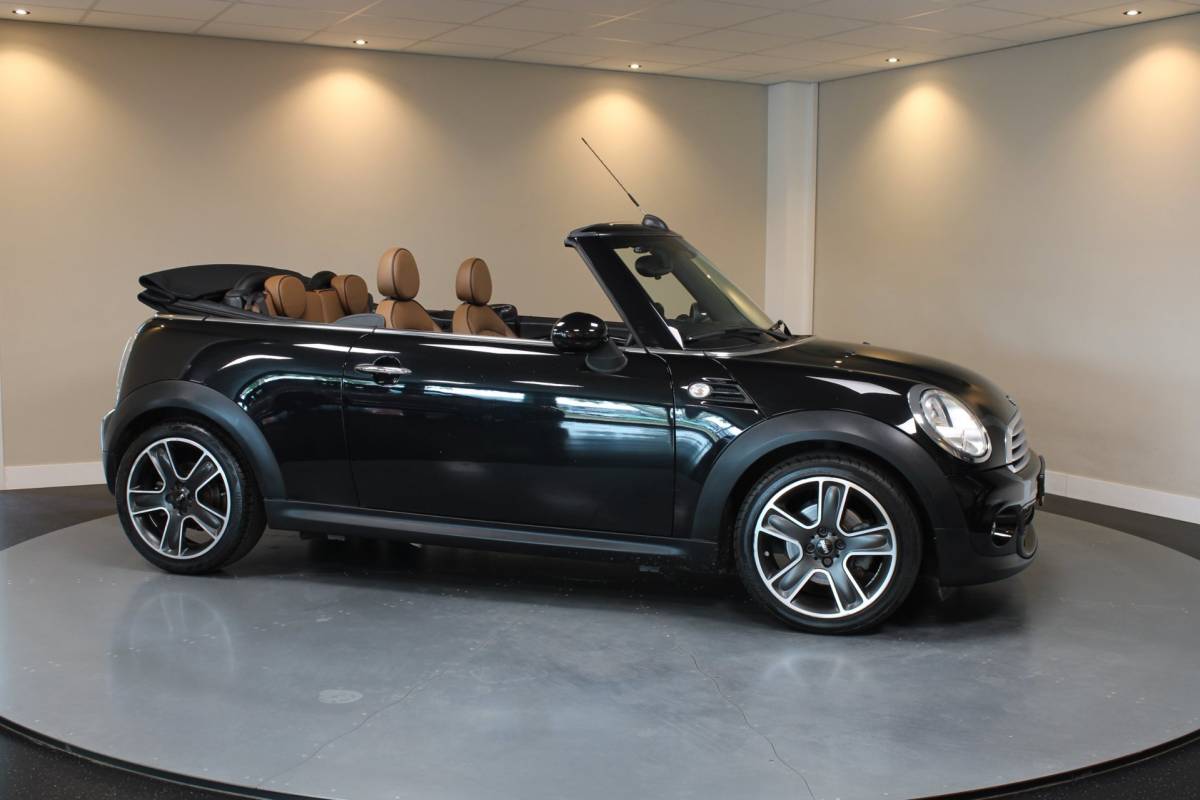 MINI Cooper Cabrio Mini Cabrio 1.6 Cooper *Prachtig interieur!* Leer|Stoelverw.|Navi|Cruise|Climate|PDC|Sfeerverlichting