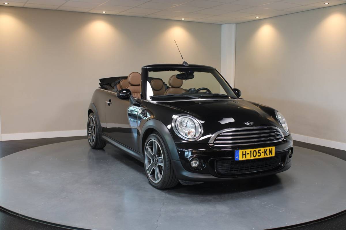 MINI Cooper Cabrio Mini Cabrio 1.6 Cooper *Prachtig interieur!* Leer|Stoelverw.|Navi|Cruise|Climate|PDC|Sfeerverlichting