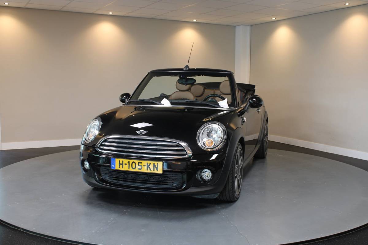 MINI Cooper Cabrio Mini Cabrio 1.6 Cooper *Prachtig interieur!* Leer|Stoelverw.|Navi|Cruise|Climate|PDC|Sfeerverlichting