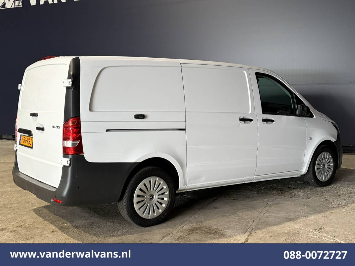 Mercedes-Benz Vito Mercedes-Benz Vito 116 CDI 164pk 2025 Model L2H1 Euro6 Airco | Navigatie | Camera | Adaptieve Cruisecontrol Stoelverwarming, Parkeersensoren, Bijrijdersbank