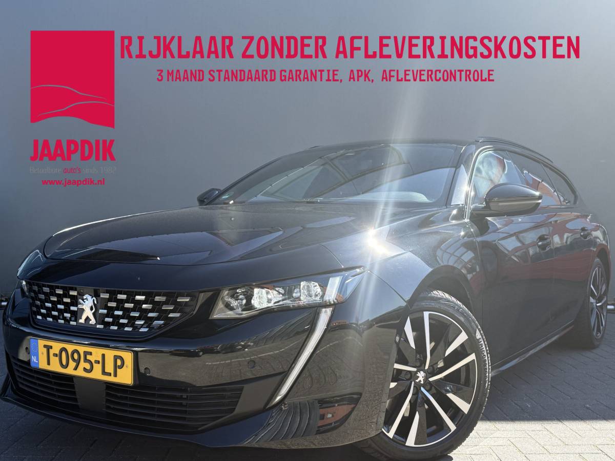 Peugeot 508 Peugeot 508 SW BWJ 2023 1.6 HYbrid GT 222 PKPack Business AUTOMAAT | FULL LED | LEDER | ELEKTR. STOELEN | ELEKTR. ACHTERKLEP | KEYLESS |  STANDKACHEL | ADAPTIVE CRUISE | STOELVERW. | 360 CAMERA | DAB + | NAVI | CLIMA | LMV