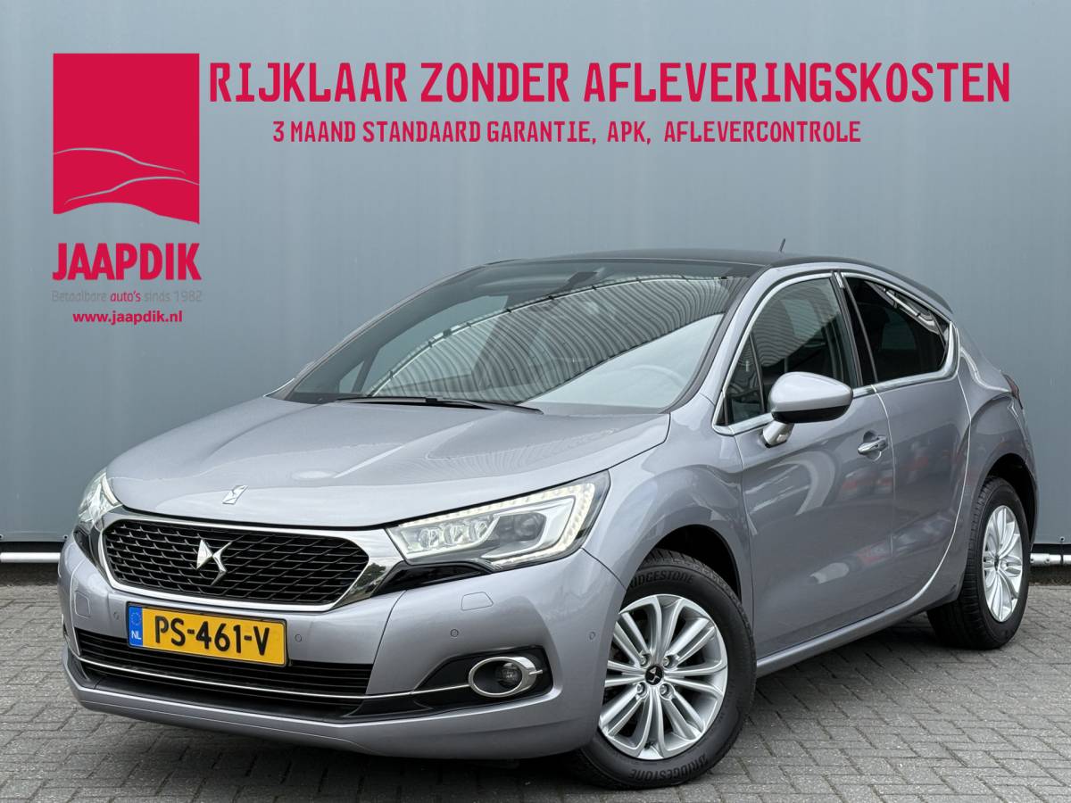 DS DS 4 DS 4 BWJ 2017 1.2 131 PK Chic | CLIMA | CRUISE | NAVI | CAMERA | APPLE CARP. | LEDER-ALCANTARA | PRIV. GLASS | MULTIFUNCT. STUUR