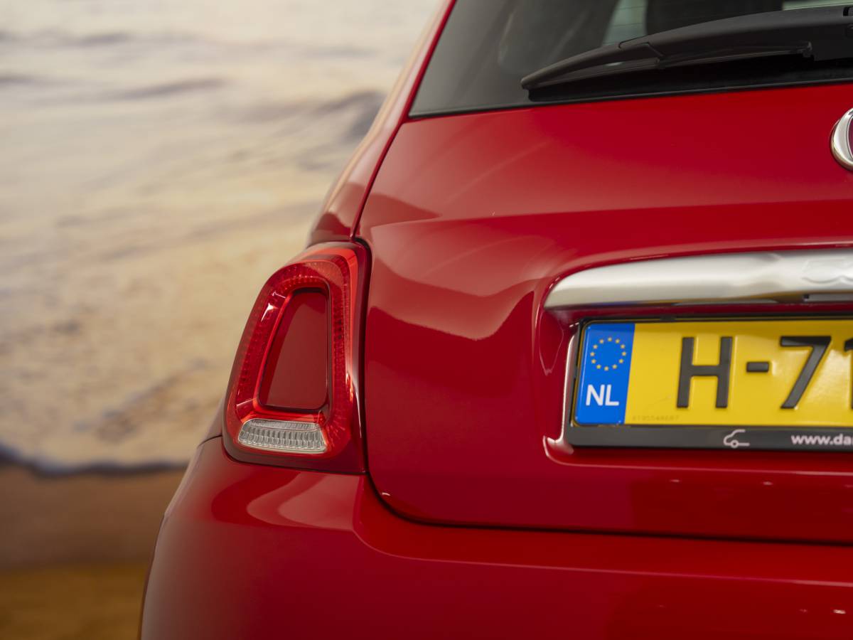 Fiat 500 Fiat 500 1.0 Hybrid Rockstar, leder, vol opties, NAP, Incl garantie.