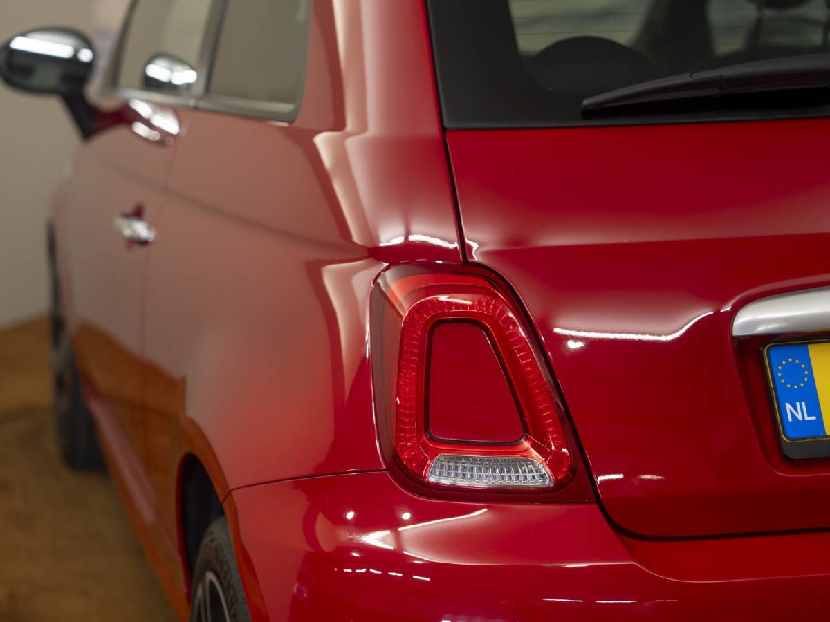 Fiat 500 Fiat 500 1.0 Hybrid Rockstar, leder, vol opties, NAP, Incl garantie.
