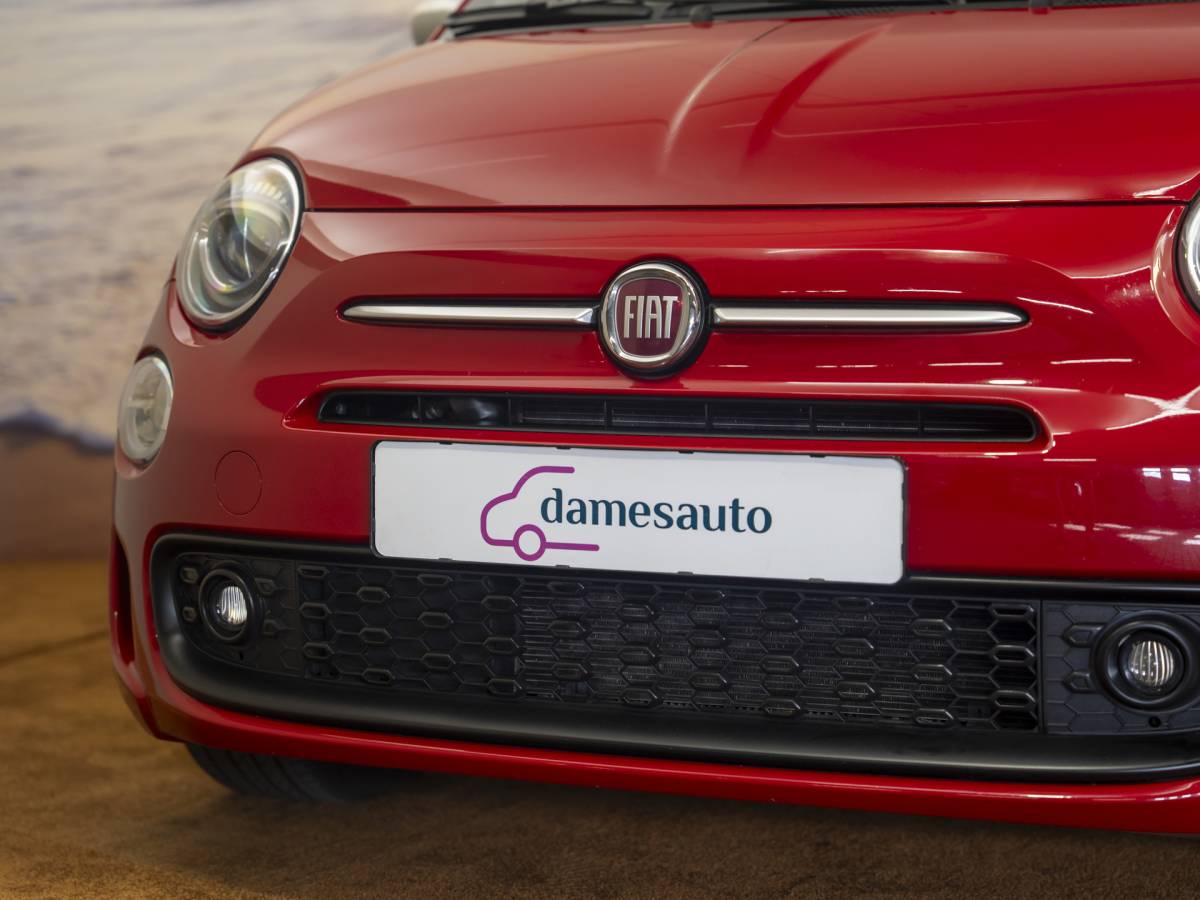 Fiat 500 Fiat 500 1.0 Hybrid Rockstar, leder, vol opties, NAP, Incl garantie.