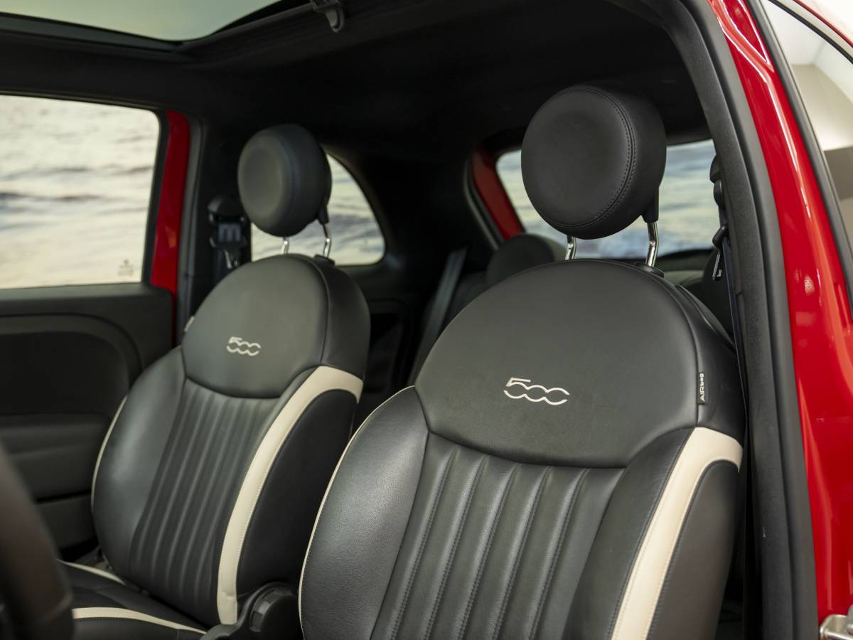 Fiat 500 Fiat 500 1.0 Hybrid Rockstar, leder, vol opties, NAP, Incl garantie.