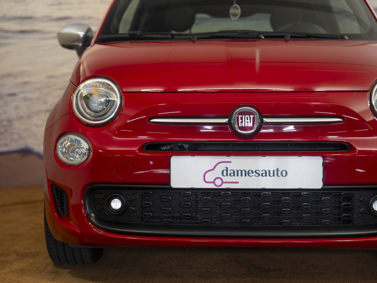 Fiat 500 Fiat 500 1.0 Hybrid Rockstar, leder, vol opties, NAP, Incl garantie.