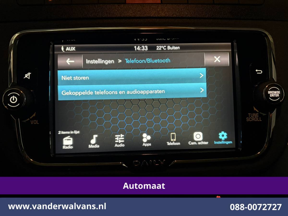 Iveco Daily Iveco Daily 35S16 157pk Automaat L3H2 Euro6 Airco | Camera | LED | Cruisecontrol | Chauffeursstoel Parkeersensoren, Bijrijdersbank, 3500kg trekvermogen