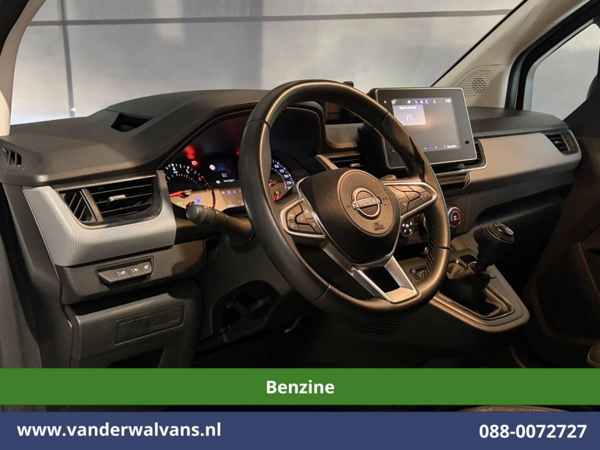 Nissan Townstar Nissan Townstar 1.3 TCe 131pk Benzine L1H1 Euro6 Airco | Camera | LED | Apple Carplay | Cruisecontrol Parkeersensoren, 1500kg trekvermogen
