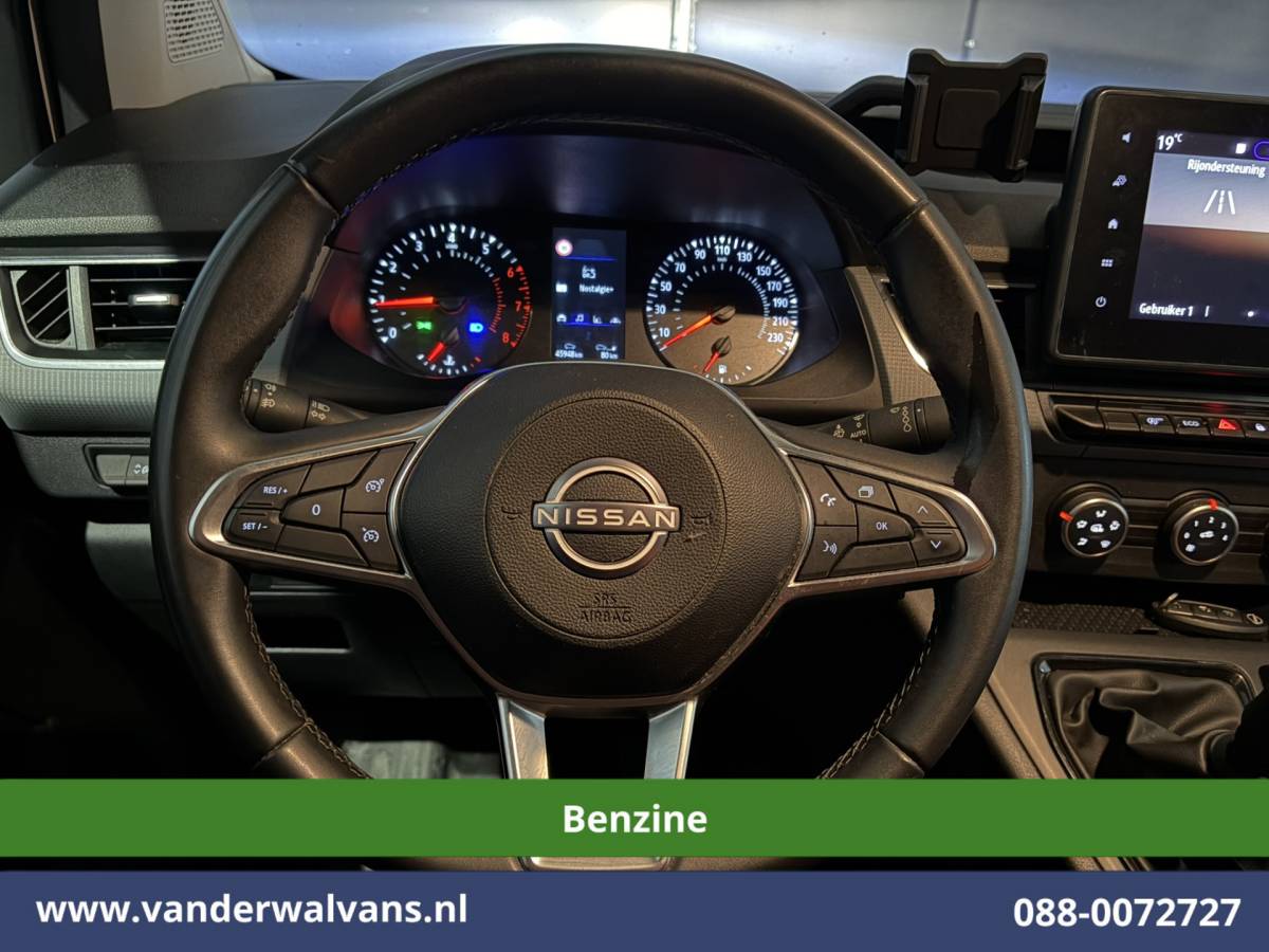 Nissan Townstar Nissan Townstar 1.3 TCe 131pk Benzine L1H1 Euro6 Airco | Camera | LED | Apple Carplay | Cruisecontrol Parkeersensoren, 1500kg trekvermogen