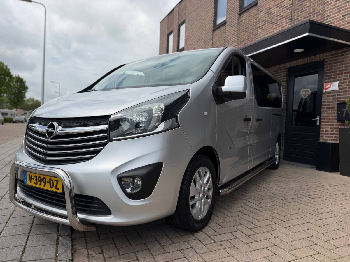 Opel Vivaro Opel Vivaro 1.6 CDTI L2H1 DC Innovation EcoFlex Dubbele Cabine Dubbele Schuifdeuren Airco Navi Keyless Entry Elk.Ramen Cruise Leer