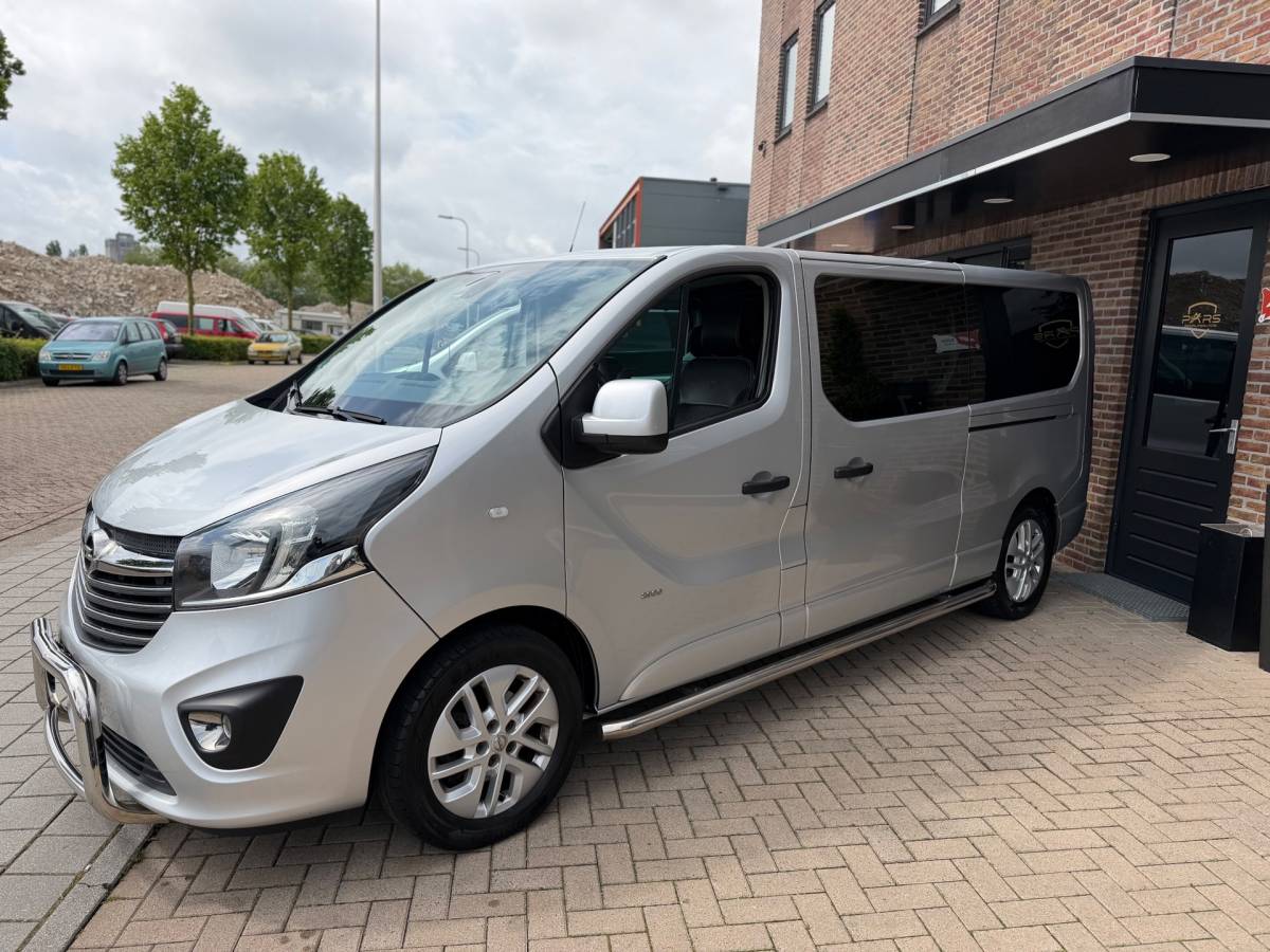Opel Vivaro Opel Vivaro 1.6 CDTI L2H1 DC Innovation EcoFlex Dubbele Cabine Dubbele Schuifdeuren Airco Navi Keyless Entry Elk.Ramen Cruise Leer