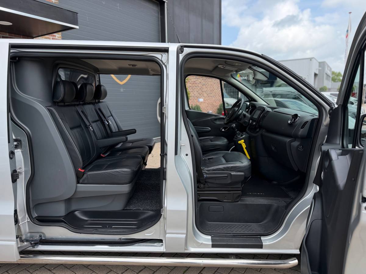 Opel Vivaro Opel Vivaro 1.6 CDTI L2H1 DC Innovation EcoFlex Dubbele Cabine Dubbele Schuifdeuren Airco Navi Keyless Entry Elk.Ramen Cruise Leer