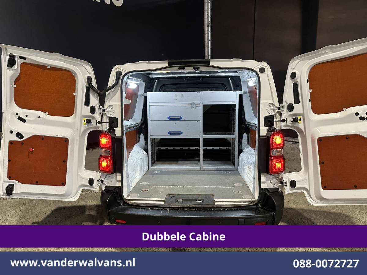 Peugeot Expert Peugeot Expert 2.0 BlueHDI 123pk L3H1 Dubbele Cabine Euro6 Airco | 5-Zits | Camera | Navigatie | Apple Carplay Android Auto, Cruisecontrol, 2500kg Trekhaak, Parkeersensoren