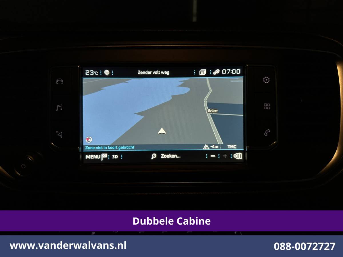 Peugeot Expert Peugeot Expert 2.0 BlueHDI 123pk L3H1 Dubbele Cabine Euro6 Airco | 5-Zits | Camera | Navigatie | Apple Carplay Android Auto, Cruisecontrol, 2500kg Trekhaak, Parkeersensoren