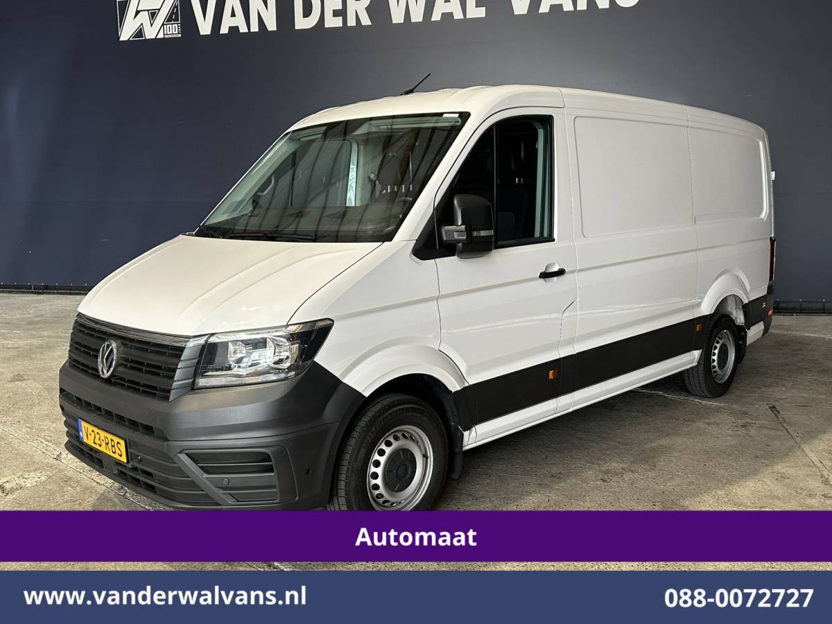 Volkswagen Crafter Volkswagen Crafter 2.0 TDI 141pk Automaat L3H2 L2H1 Euro6 Airco | Camera | Apple Carplay | 3000kg Trekhaak | Cruisecontrol Android Auto, Stoelverwarming, Parkeersensoren, Bijrijdersbank