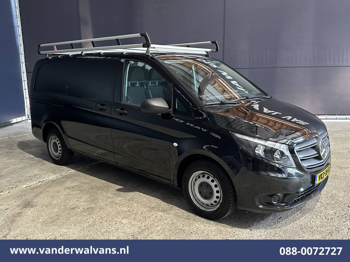 Mercedes-Benz Vito Mercedes-Benz Vito 110 CDI 102pk L2H1 Euro6 Airco | Imperiaal | Camera | Navigatie | Trekhaak | Apple Carplay | Cruisecontrol Android Auto, Parkeersensoren, Bijrijdersbank, Achterklep