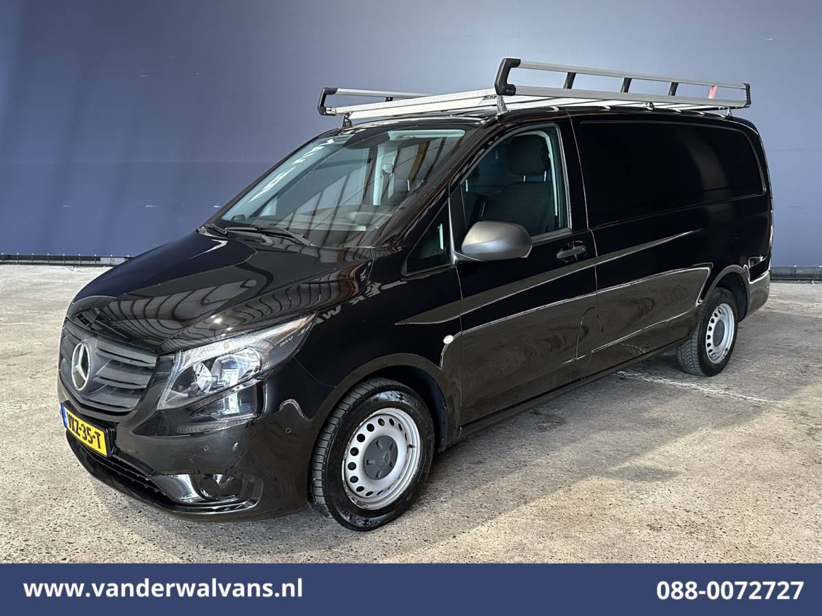 Mercedes-Benz Vito Mercedes-Benz Vito 110 CDI 102pk L2H1 Euro6 Airco | Imperiaal | Camera | Navigatie | Trekhaak | Apple Carplay | Cruisecontrol Android Auto, Parkeersensoren, Bijrijdersbank, Achterklep