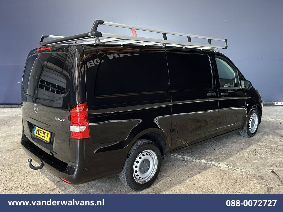Mercedes-Benz Vito Mercedes-Benz Vito 110 CDI 102pk L2H1 Euro6 Airco | Imperiaal | Camera | Navigatie | Trekhaak | Apple Carplay | Cruisecontrol Android Auto, Parkeersensoren, Bijrijdersbank, Achterklep