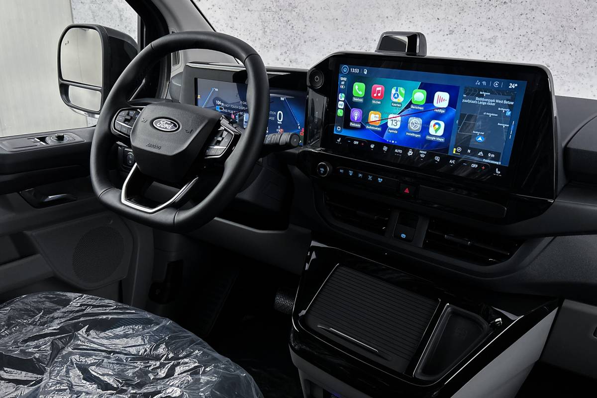 Ford  Ford E-Custom 340 L2 Sport | Dubbel cabine | 2x schuifdeur | adaptieve cruise control