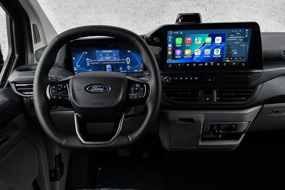 Ford  Ford E-Custom 340 L2 Limited | Dubbel cabine | 2x schuifdeur | Rondomzicht camera